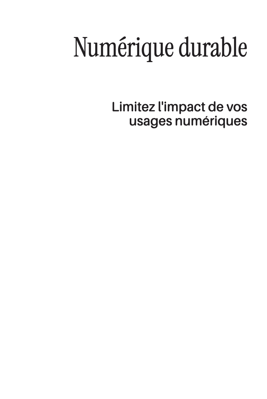Numérique durable